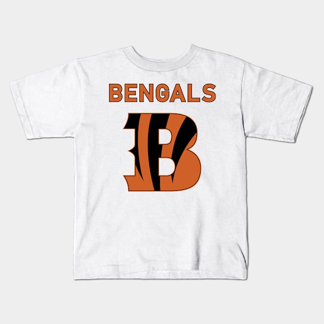 Bengals Number 9 Kids T-Shirt by apparel-art72